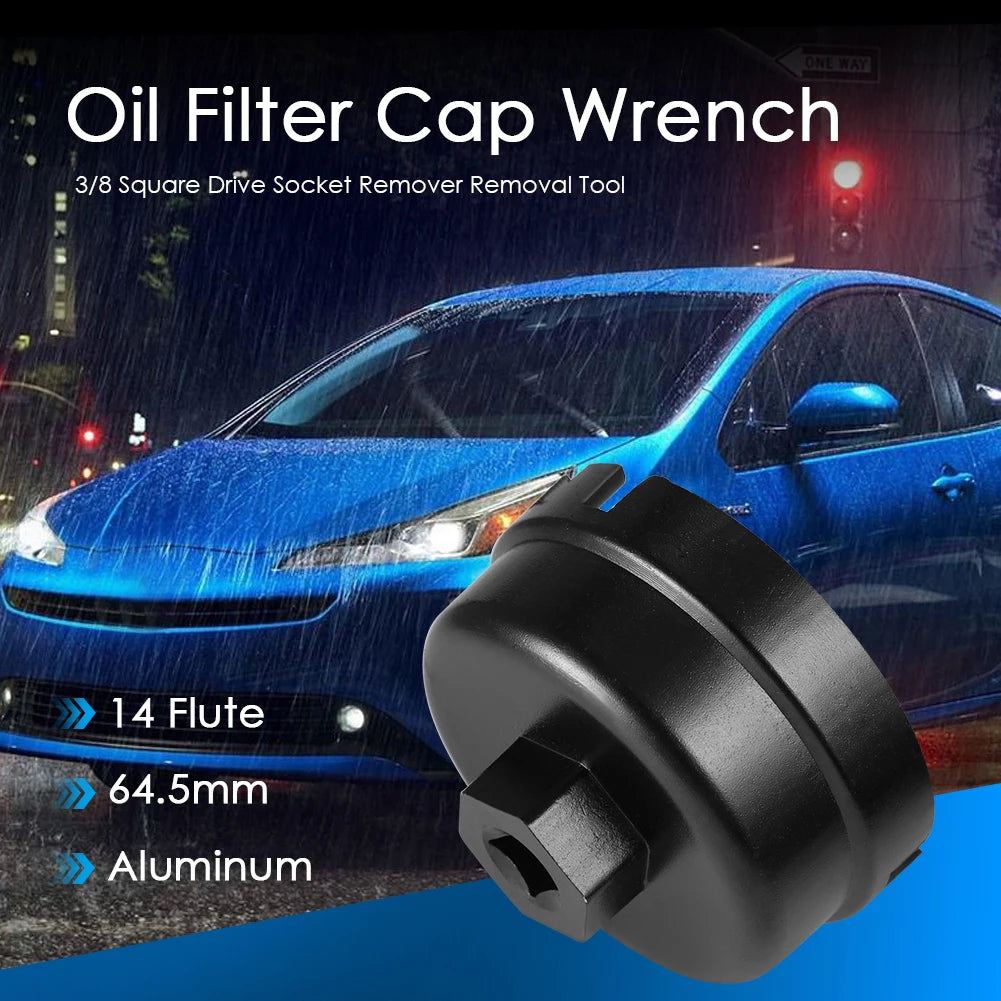 14-Flute 64.5mm Oil Filter Wrench Socket for Toyota & Lexus Oil Filter Wrench Oasis Select