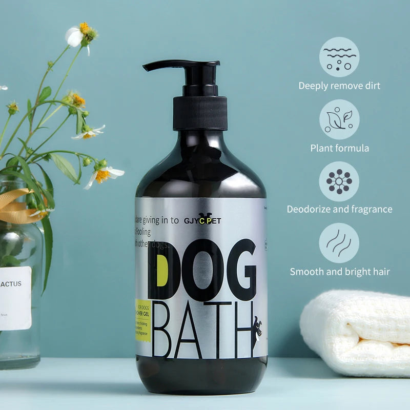 Pet Bath Shampoo Dog Dry Skin Anti-Itch Anti-Flea Shower Gel Pet Shower Anti-Tick Dog Hair Care Cleaning Body Wash Soap Supplies Oasis Select