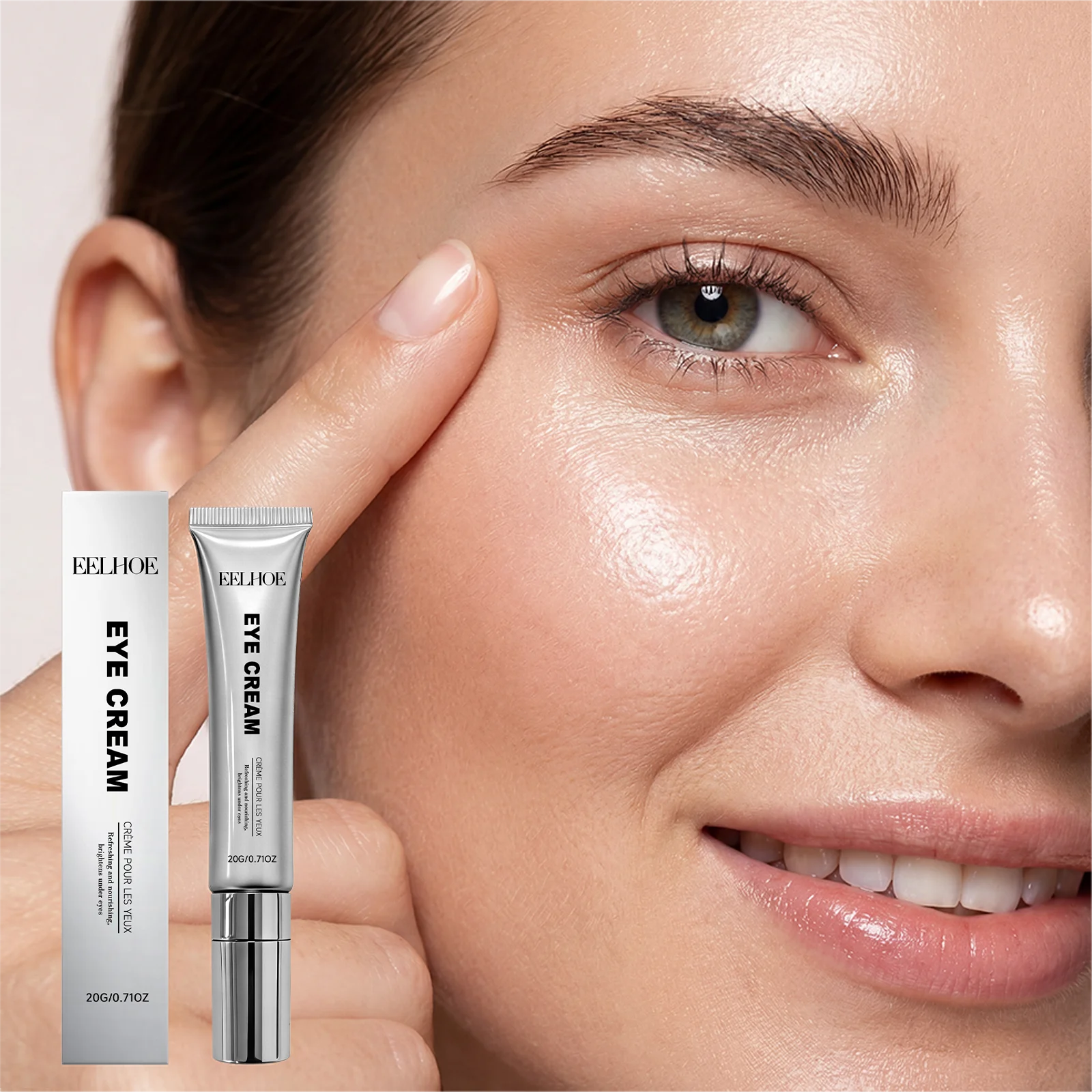 Copper Titanium Eye Cream Moisturizes the Skin Around the Eyes Nourishes and Softens Light and Refreshing Texture Eye Care Cream Oasis Select