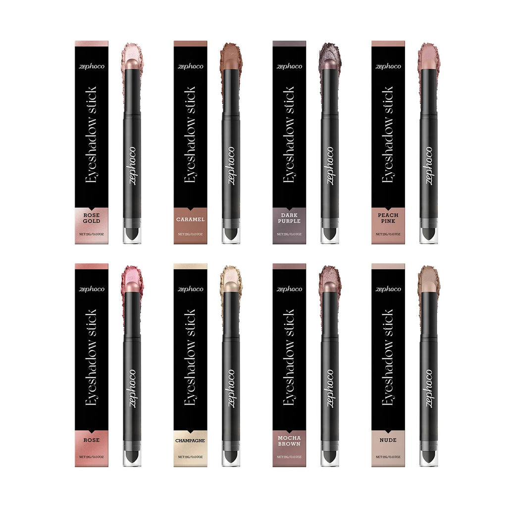Zephoco Shimmer Eyeshadow Stick – Long-Wear, No Fallout