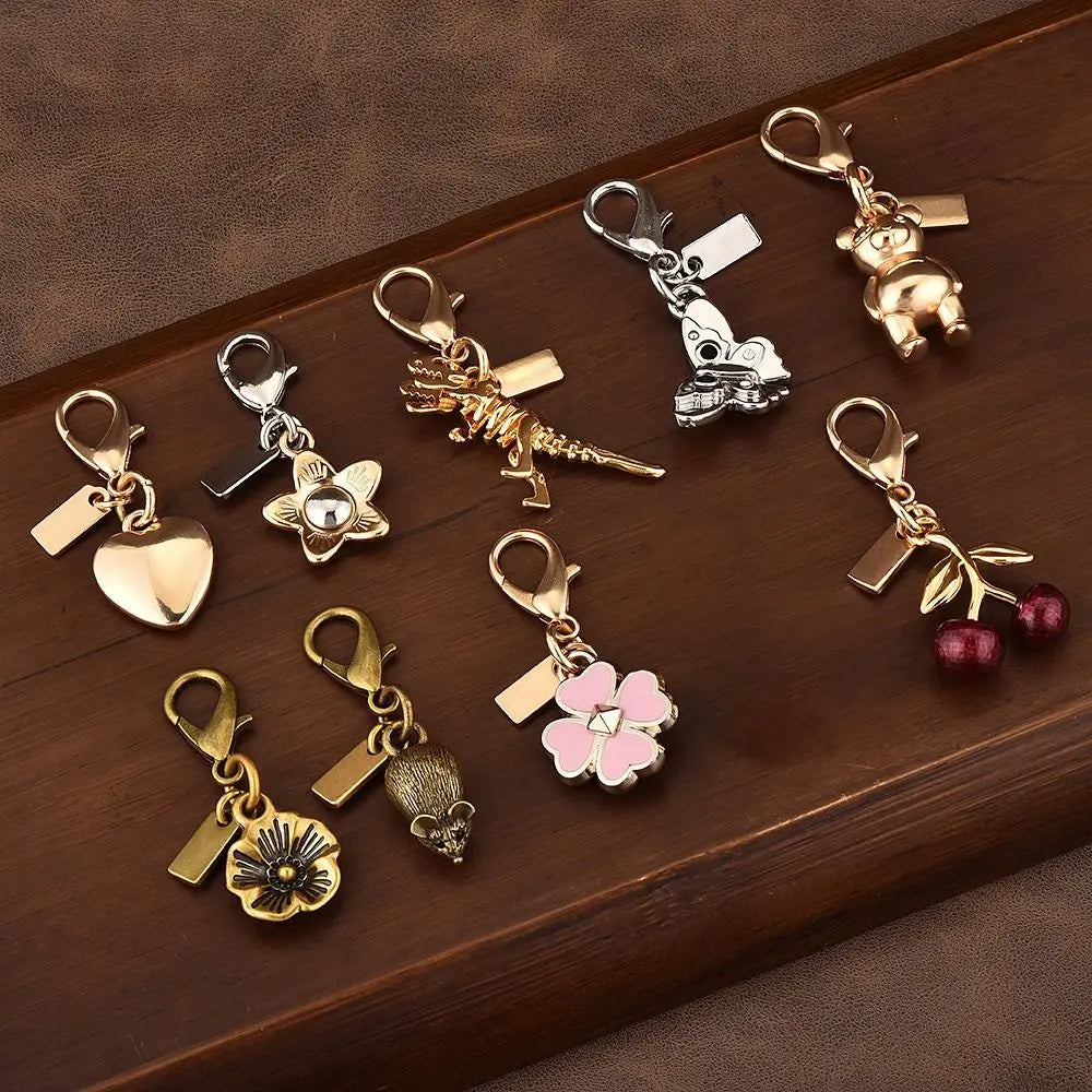 Cute Exquisite Keychains High-end Heart-shaped Bag Pendant Jewelry Decoration Oasis Select