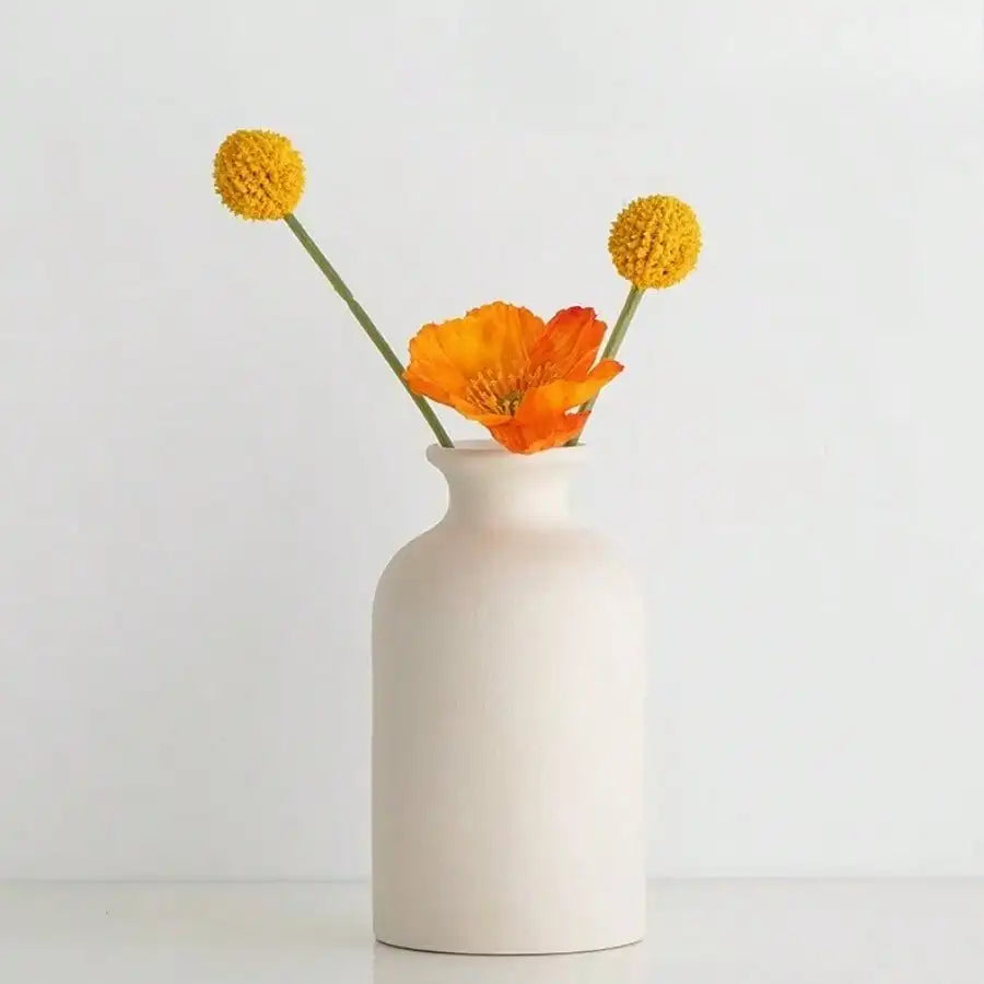Minimalist Ceramics Vase Ceramic Flower Vase Home Decoration Flower Arrangement on The Living Room Desktop Ornament Accessories Oasis Select