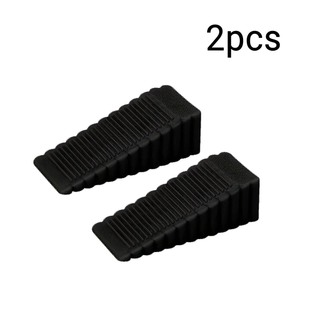 2/4 Pack Anti Slip Heavy Duty Rubber Door Stopper - Multifunctional Home/Office Door Stopper for Wooden Floor, Smooth Tiles Oasis Select 2pcs
