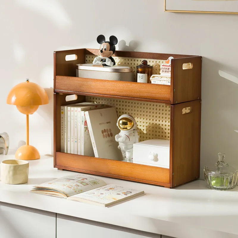 Storage basket Household imitation rattan woven storage box Grid cabinet Storage box Wardrobe Clothes sundries storage box Oasis Select