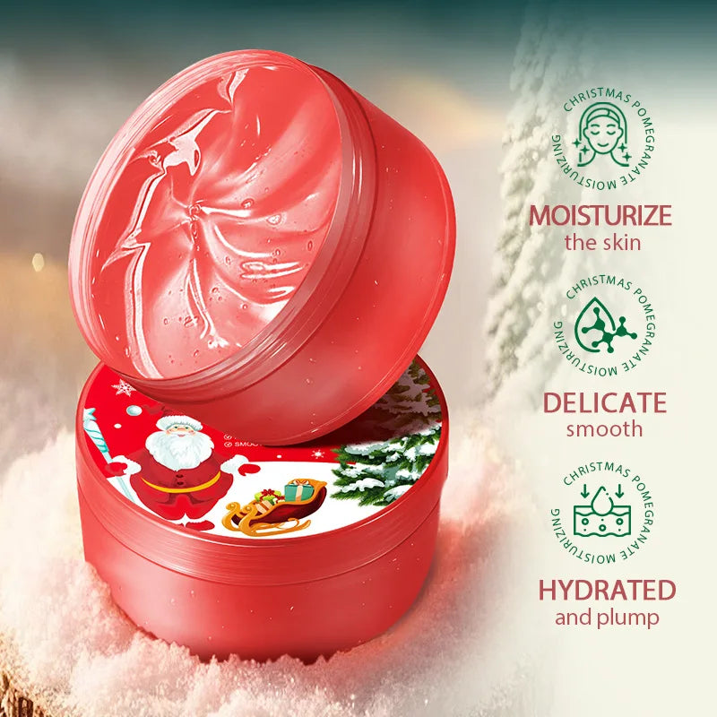 300g Christmas Pomegranate Moisturizing Gel, Aloe Vera Gel Cream Skin Refresh & HydrateNourishes The Skin Oasis Select