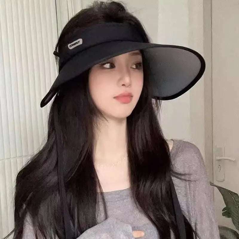 Womens Outdoor Wide Brim Sun Hat Breathable Foldable Summer Beach Hat UV Protection Fishing Hiking Cap Driving Sunshade Hat Oasis Select