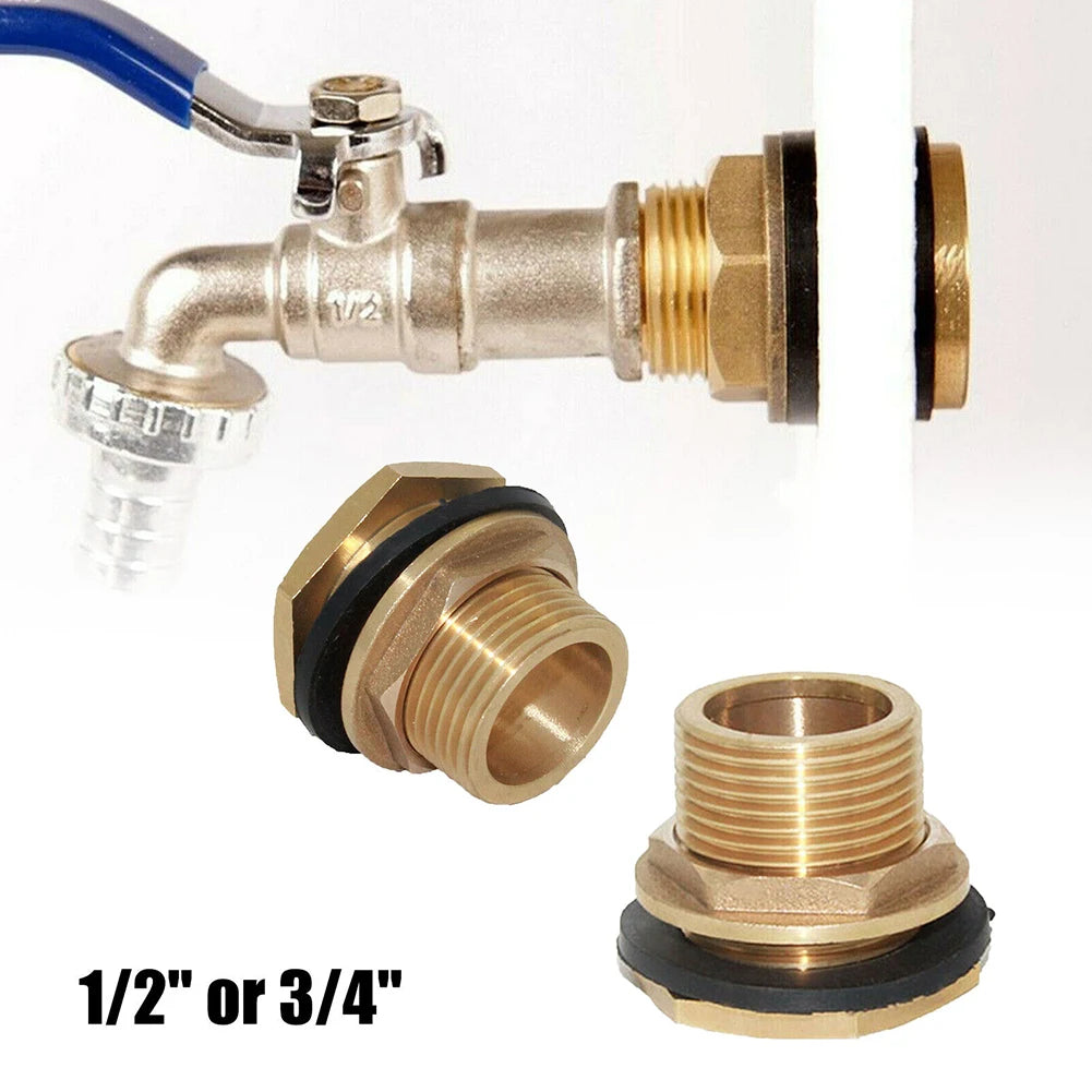 Water Butt Water Tank Tap Buckets Connector Brass Bib Tap Click-lock Fitting Inner And Outer Thread Drain Interface Hardware Oasis Select