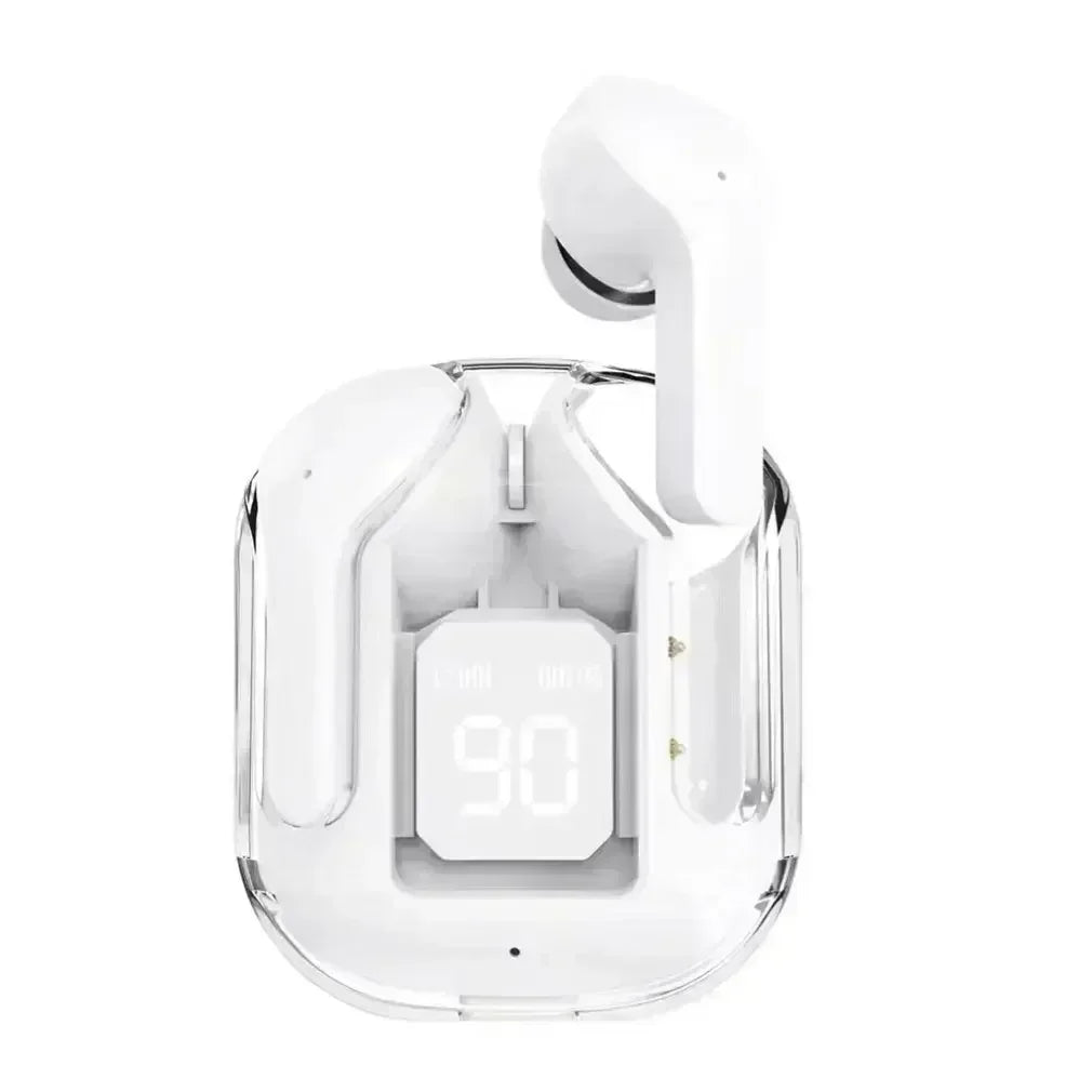 Original T2 TWS Transparent Wireless Bluetooth Headset HIFI Sound Wireless Earphones Quality Bluetooth for all smartphones Oasis Select white