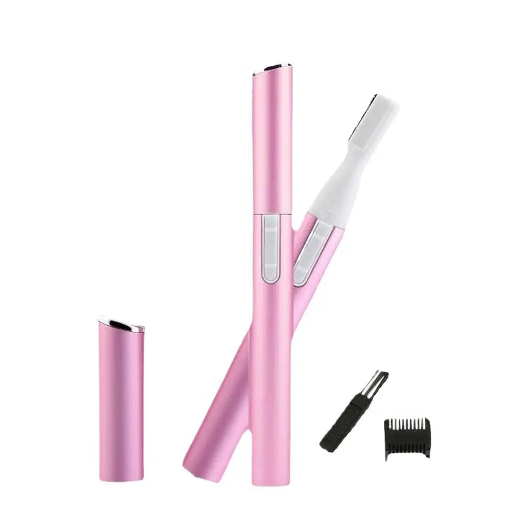 Women's Electric Facial Hair Trimmer – Eyebrow, Face & Nose Facial Hair Trimmer Oasis Select pink