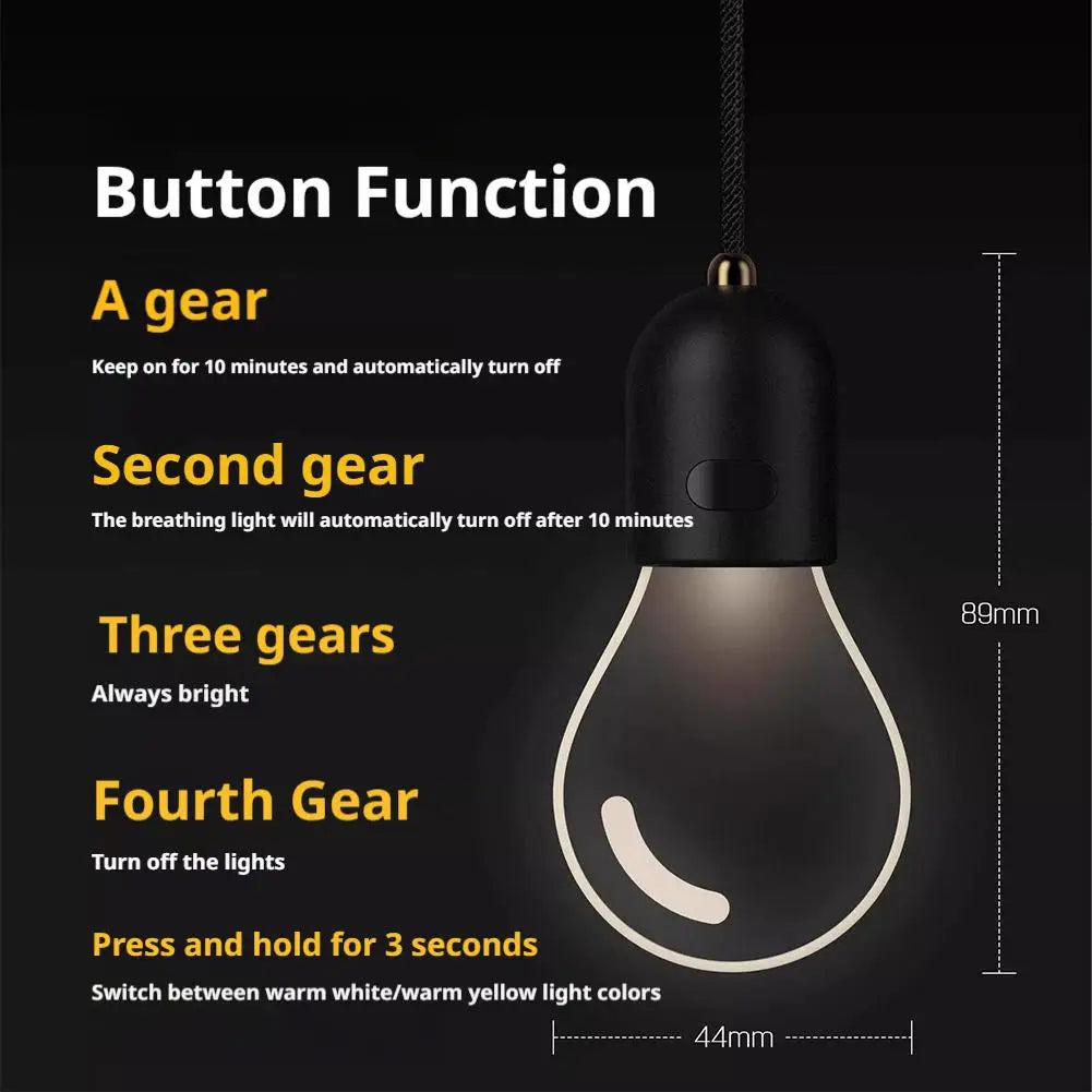 Car LED Atmosphere Bulb – Rearview Mirror Hanging Glow Lamp