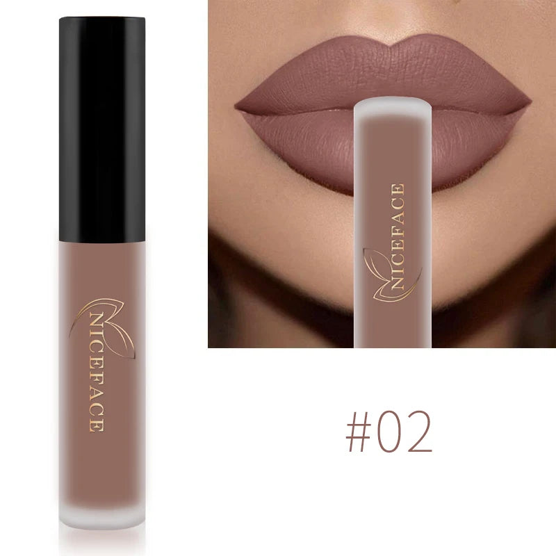 QiBest Matte Liquid Lipstick – Waterproof Long-Lasting Lip Gloss