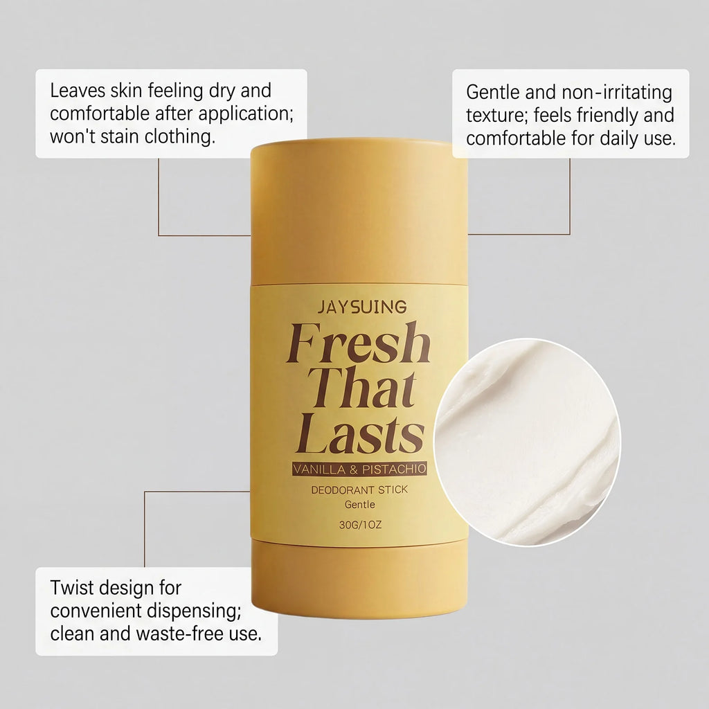 Vanilla Deodorant Antiperspirant Stick – Unisex 30g Deodorant Stick Oasis Select