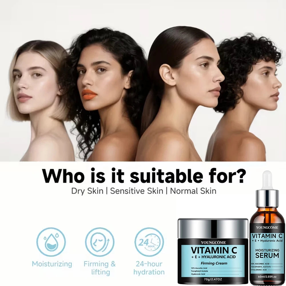 Vitamin C Face Serum 10% Ascorbic Acid, Hyaluronic & Vitamin E Vitamin C Face Serum Oasis Select