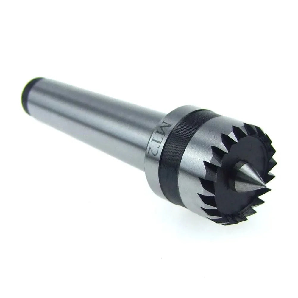 Crown Multi-tooth Woodworking Lathe Drive Center Spindle MT1or MT2 With Spring Loaded Point Woodturing CNC Metalworking Tools Oasis Select MT2
