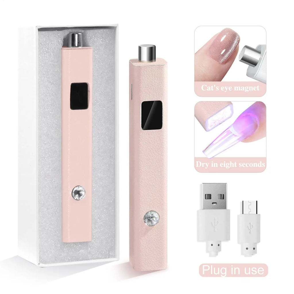 Mini UV Gel Nail Cure Lamp – Portable Rechargeable Flash Light UV Nail Cure Lamp Oasis Select