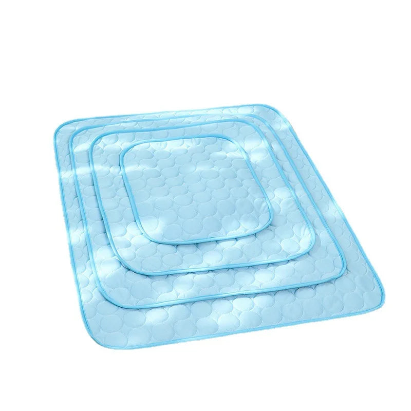 Summer Ice Silk MATS for Pets Cat and Dog Beds Super Large Dog All-season Floor MATS Cat and Pet Ice MATS Ice Beds Dog Beds Oasis Select