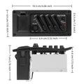 7545R Acoustic Guitar Pickup with 4-Band EQ Preamp & Tuner
