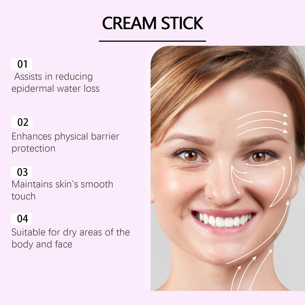 Face &body Cream Stick Strengthen Skin Barrier Smoothing Firming Lifting Reduce Fine Lines Portable Moisturizing Cream Stick Oasis Select