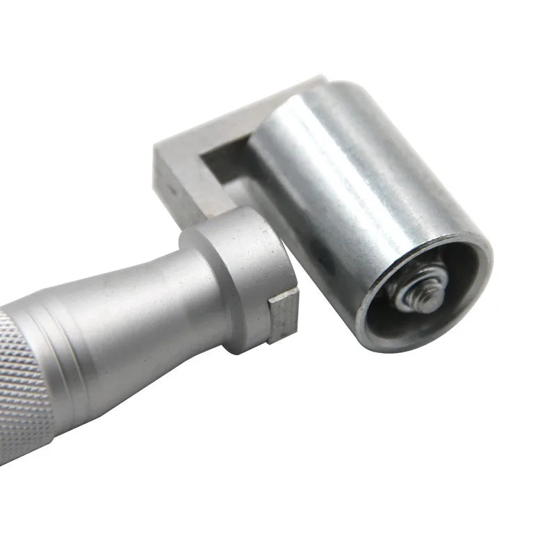 JUSTINLAU 35/40mm Stainless Steel Household Wallpaper Aluminum Alloy Pressure Wheel Flat Pressure Wheel Belt Bearing Hand Tool Oasis Select