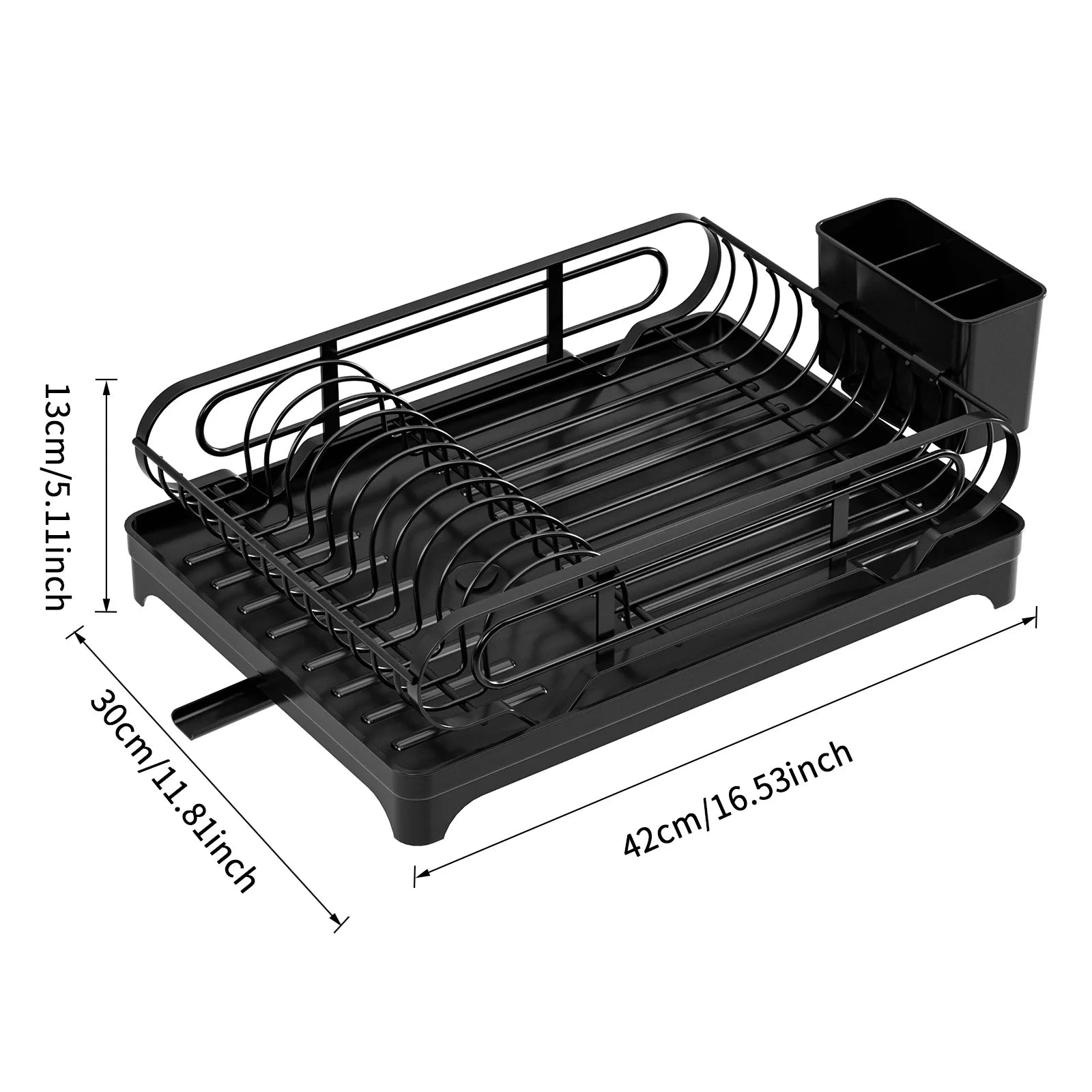 Kitchen Dish Storage Rack Water Filter Bowl Basket Tableware Shelf Sink Countertop Drain Bowl Rack Oasis Select Circle