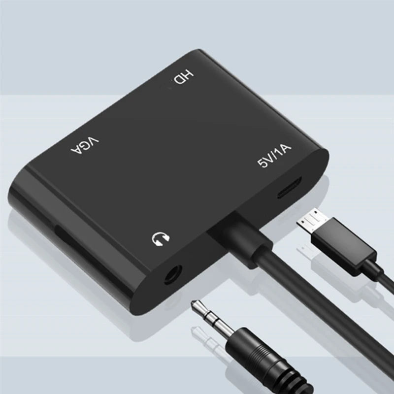 HDMI to 4K VGA Dual Display Adapter with Audio | 1080p HDMI Display Adapter Oasis Select