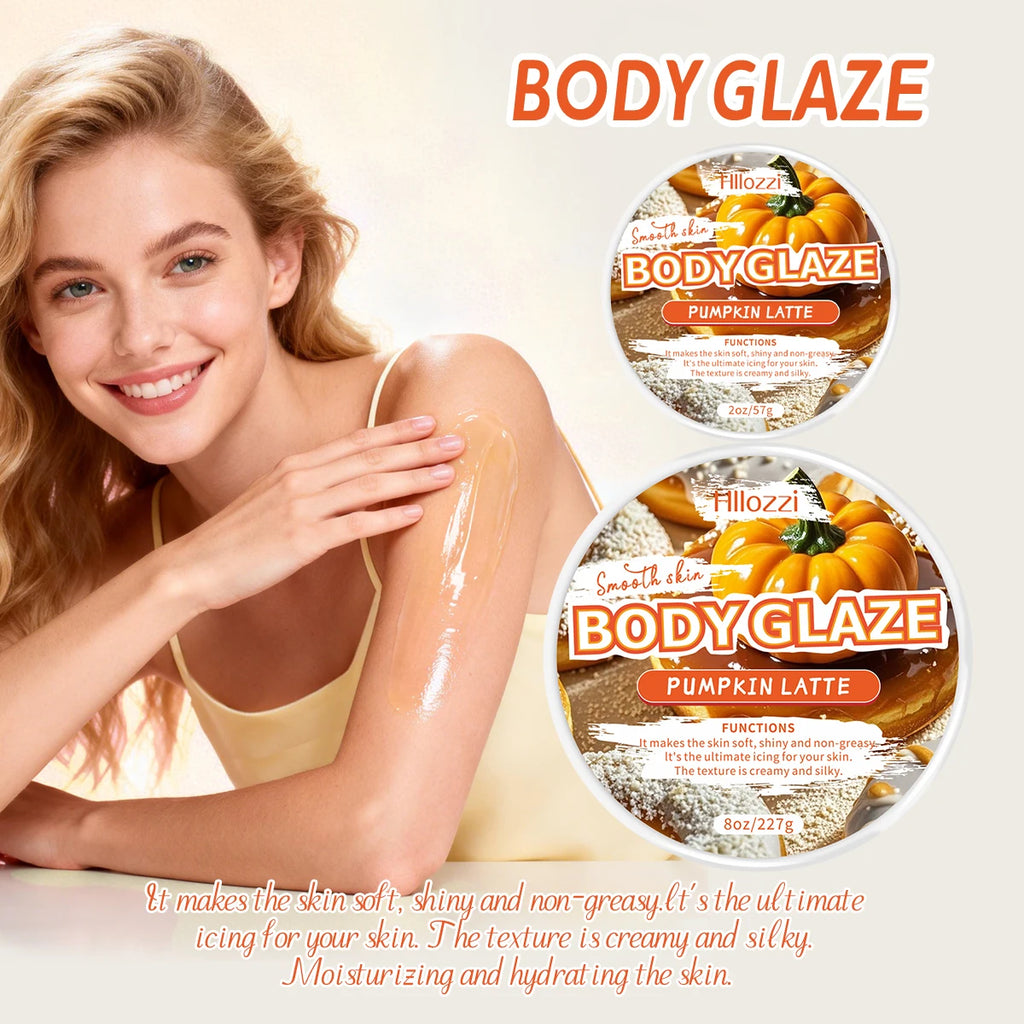 8oz 2oz Body Glaze Pumpkin Moisturizes, Protects, and Repairs the Skin Create a more even-looking skin tone Oasis Select