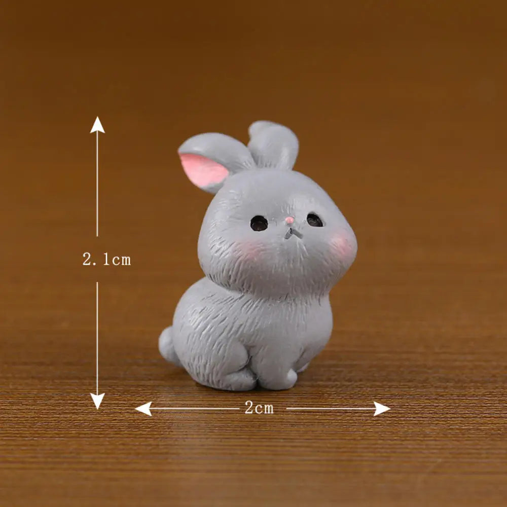 Naughty Resin Small Cat Figurine Mini Cartoon Kitten Ornaments 3D Cat Desktop Decoration Creative Car Mounted Figurines Oasis Select gray