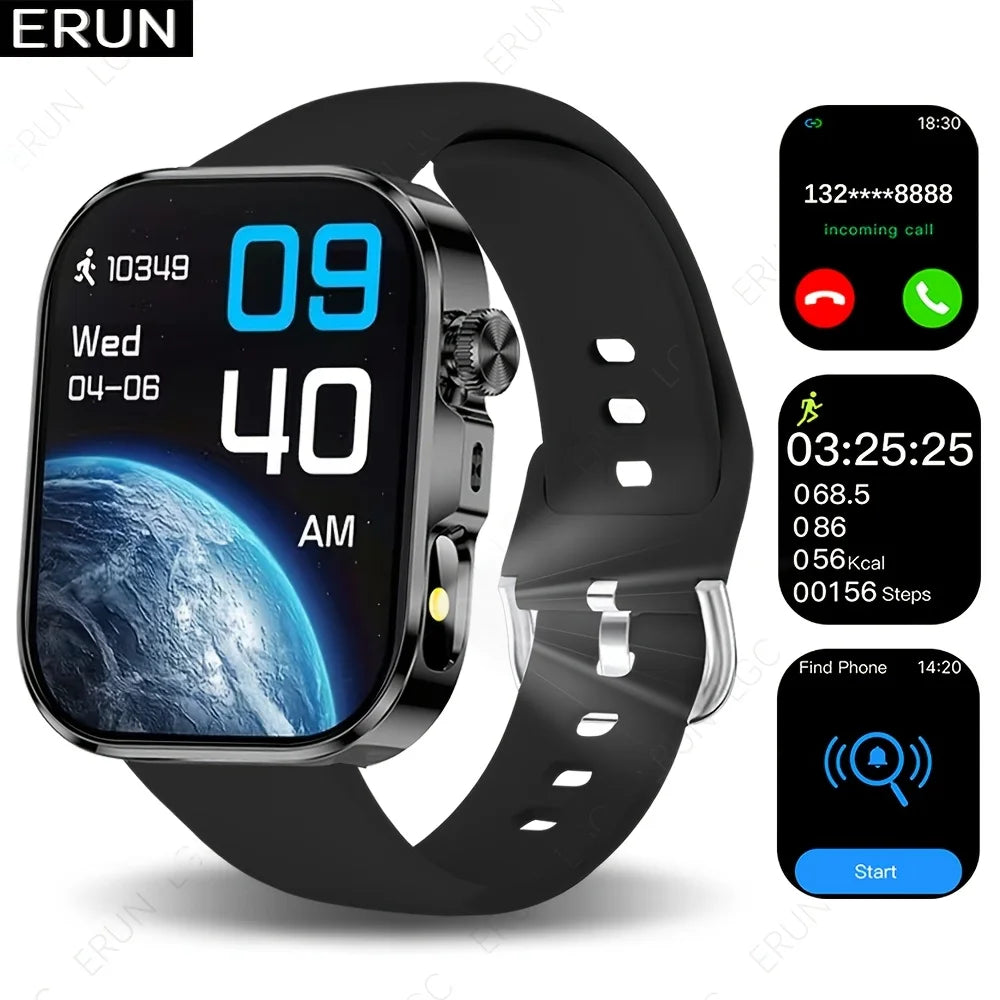 ERUN Smartwatch 1.83" Touchscreen | Fitness Tracker & Alerts