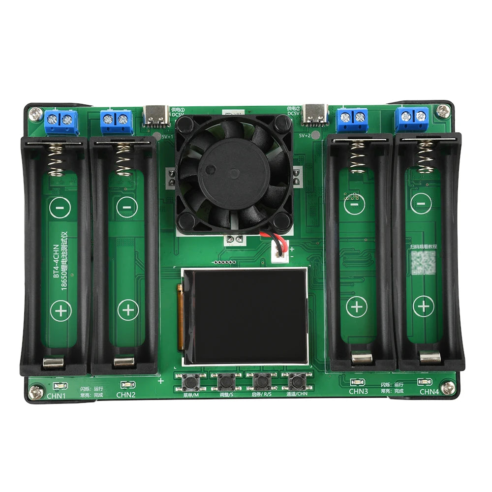 4 Channel 18650 Battery Capacity Internal Resistance Tester Automatic Charging And Discharging Module Internal Resistance Tester Oasis Select 4CH 18650