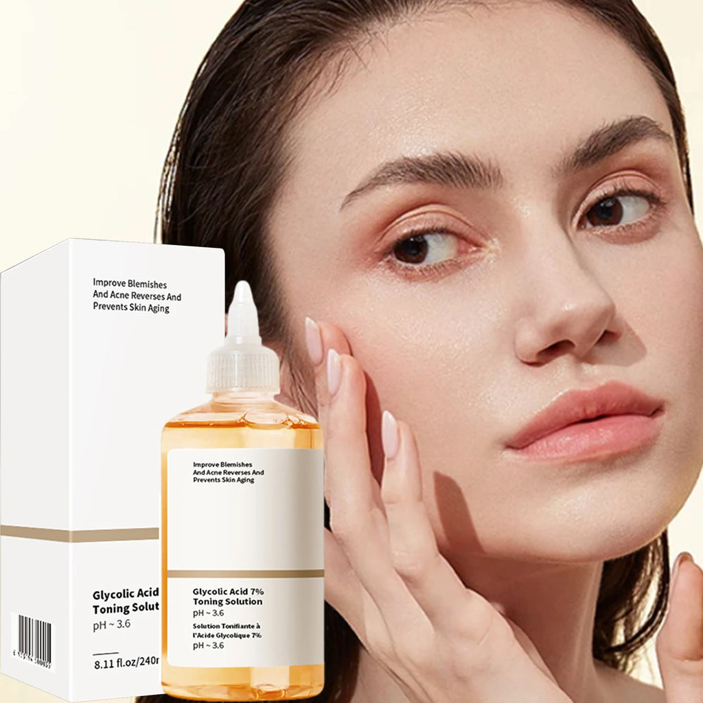 Remove Acne Fade Acne Glycolic Acid 7% Toner Removing Closed Mouth Acne Moisturizing Skin Prevents Skin Aging Fruit Acid Essence Oasis Select
