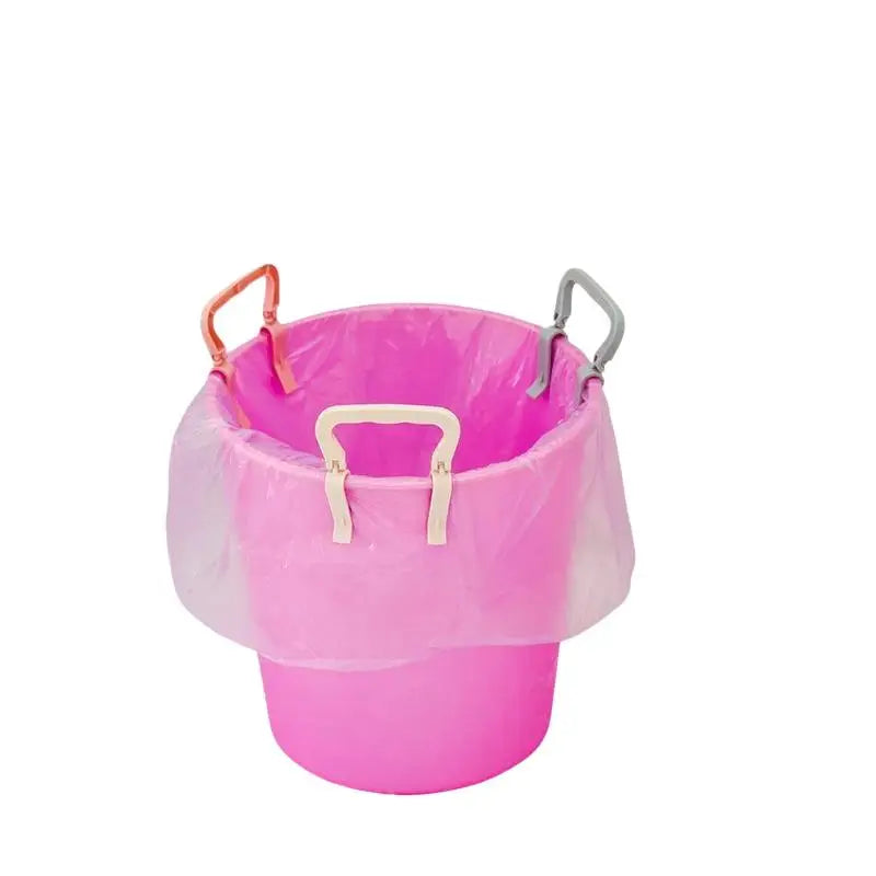 2PCS Garbage Bag Storage Fixing Clip, Household Creative Anti-skid Clip, Buckle Bucket Edge Clip, Card Holder, Rubbish Oasis Select