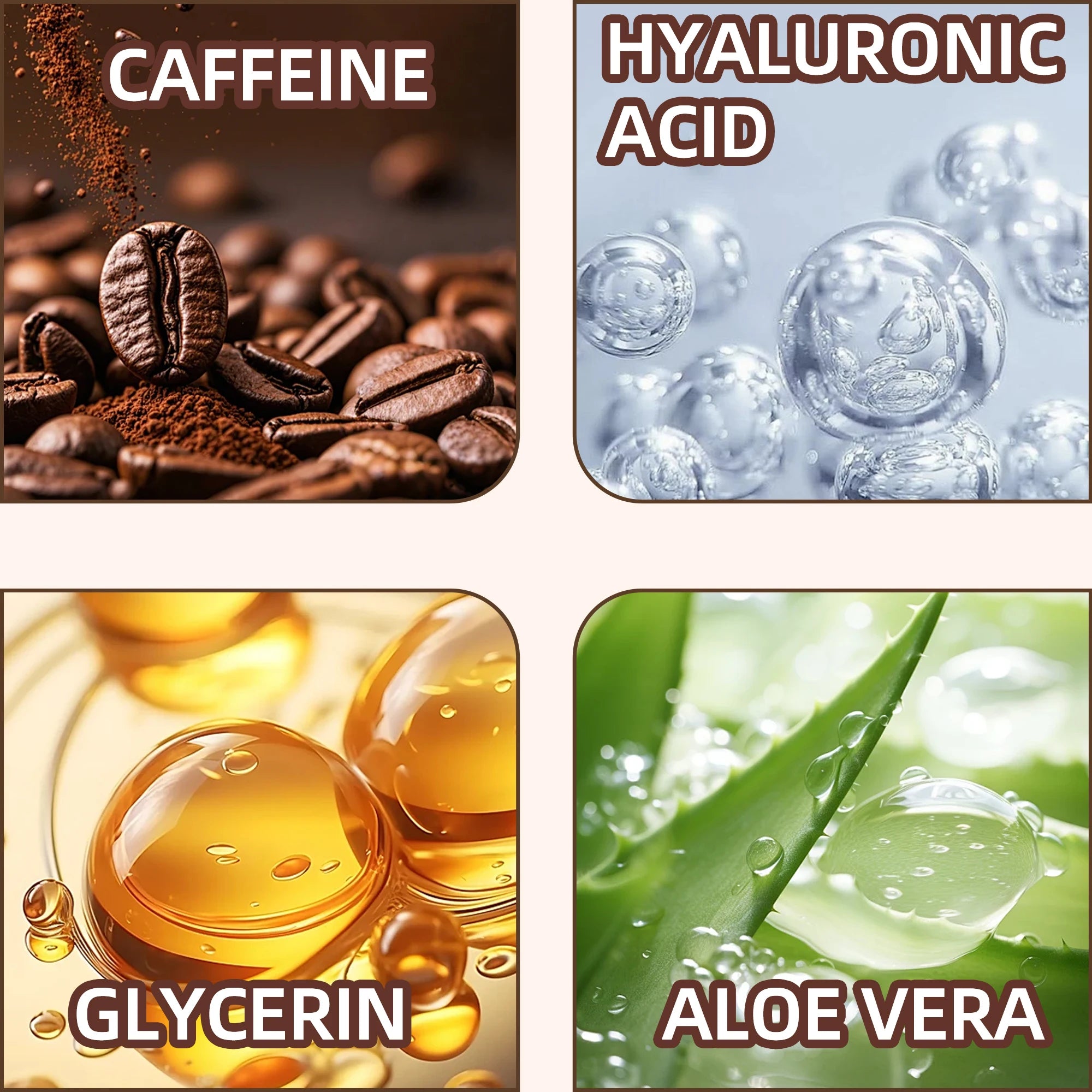 veérenae Caffeine Hydrating Serum – 24H Moisture, Plumping