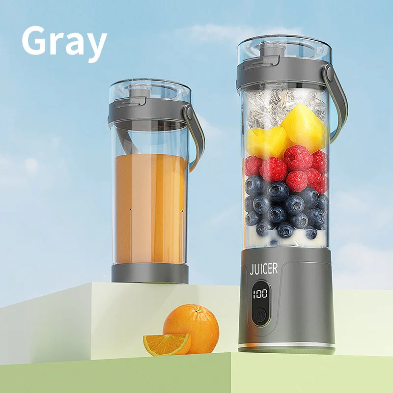 Portable USB Rechargeable Wireless Juicer Blender Cup 600ml