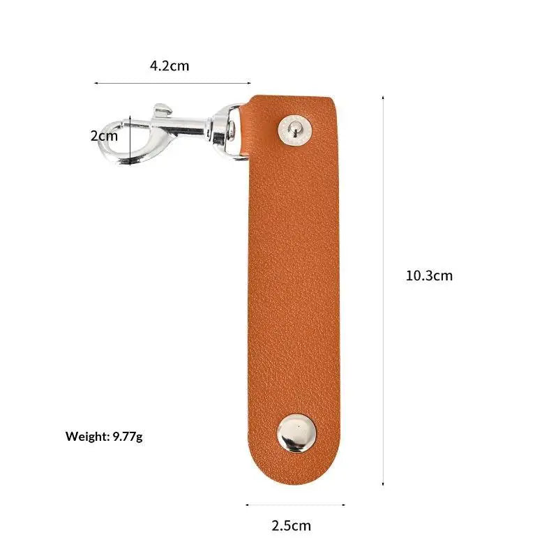 PU Leather Hat Clip with 360° Swivel Hook | Bag Hanger