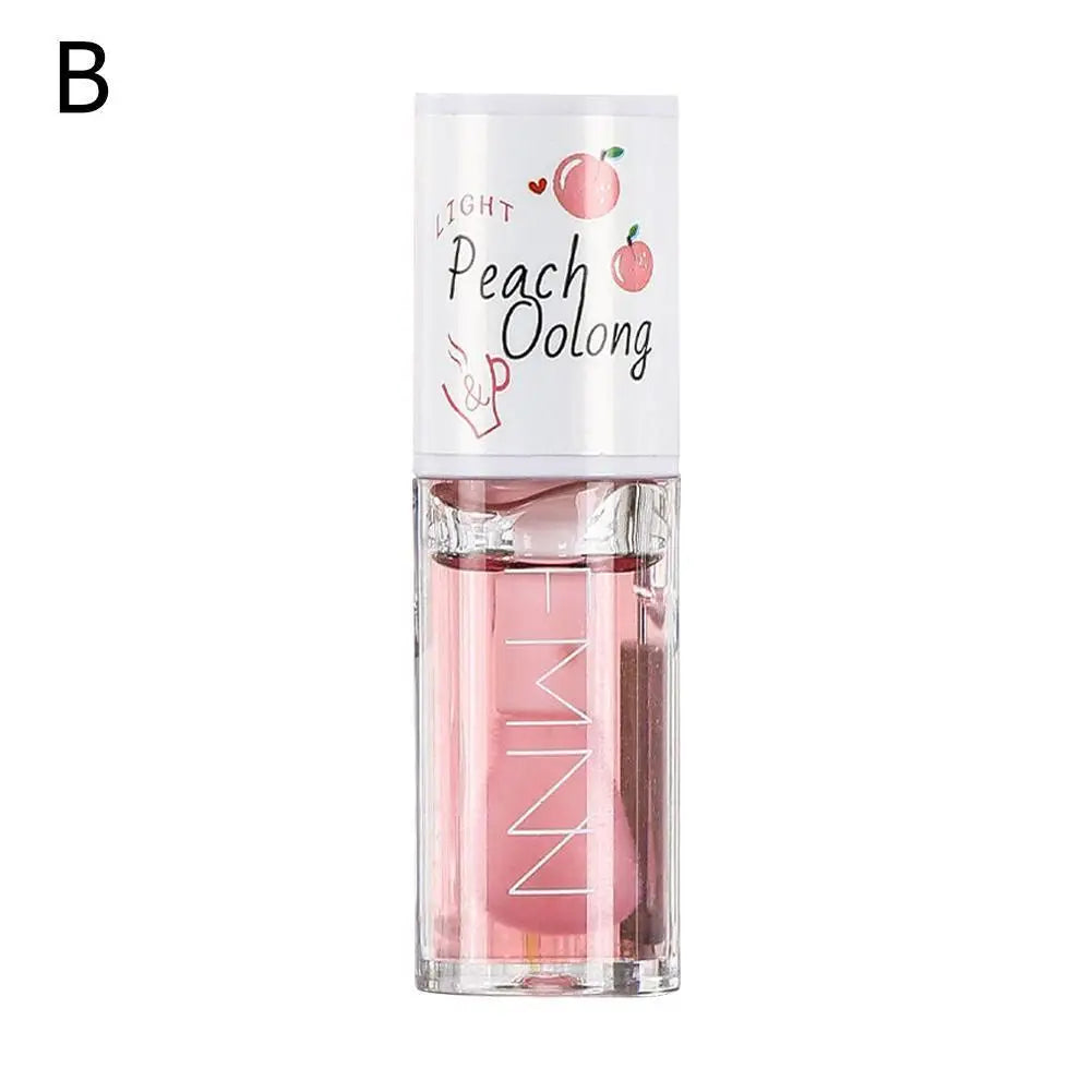 Korean Honey Peach Lip Oil – Vitamin E Lip Tint & Plumper 5g Lip Oil Gloss Oasis Select 02