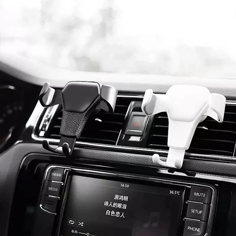 1/2/3/4pcs Car Phone Holder Bracket Gravity Mobile Mount Cellphone Stand Accessories For IPhone For Samsung For Huawei Stand Oasis Select