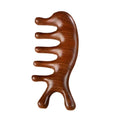 Sandalwood 5-Tooth Scalp Massage Comb – Head & Body Set Scalp Massage Comb Oasis Select SZ117