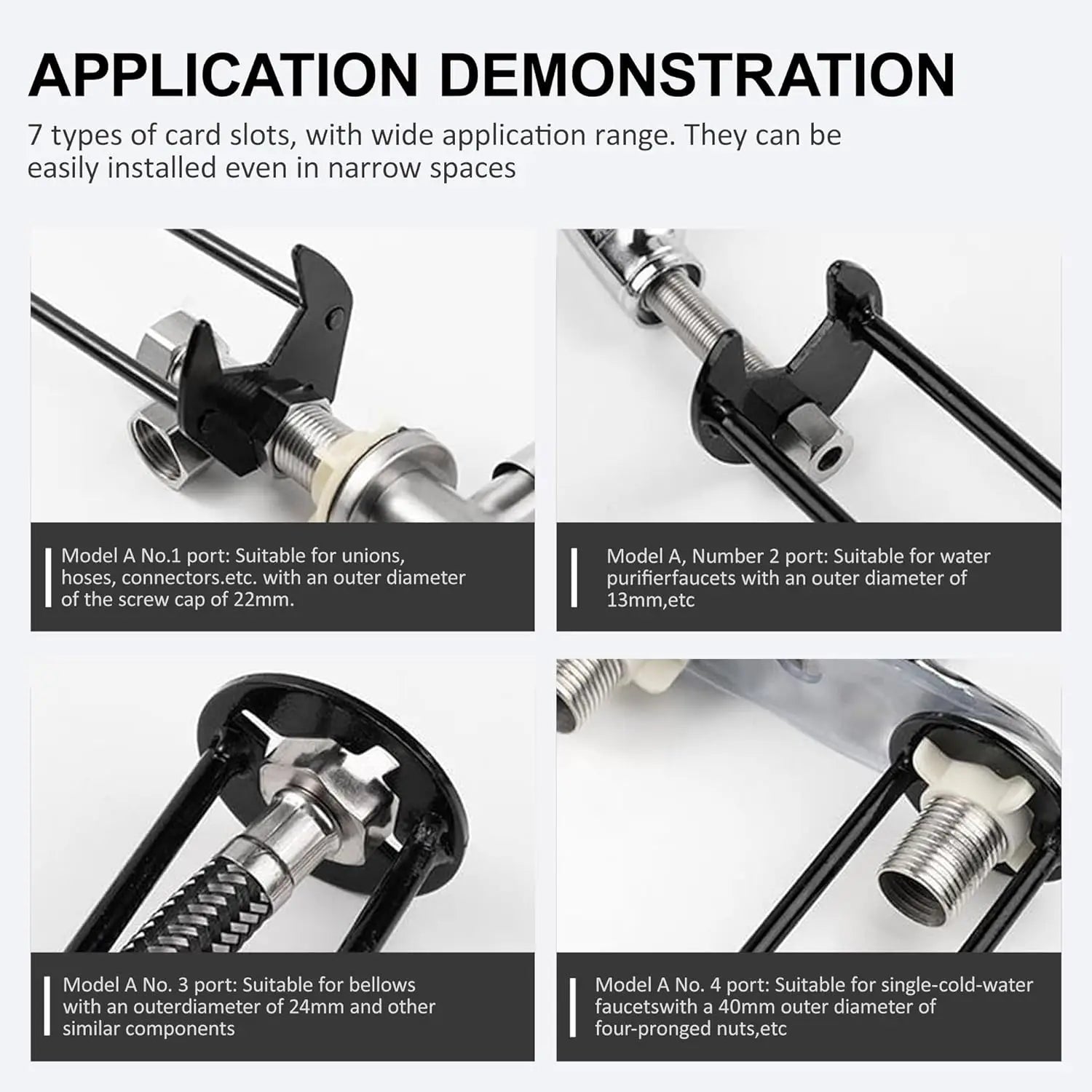 Multifunctional Basin Wrench – Professional Sink Faucet Tool for Tight Spaces, Under Sink Plumbing Repair for Kitchen & Bathroom Oasis Select