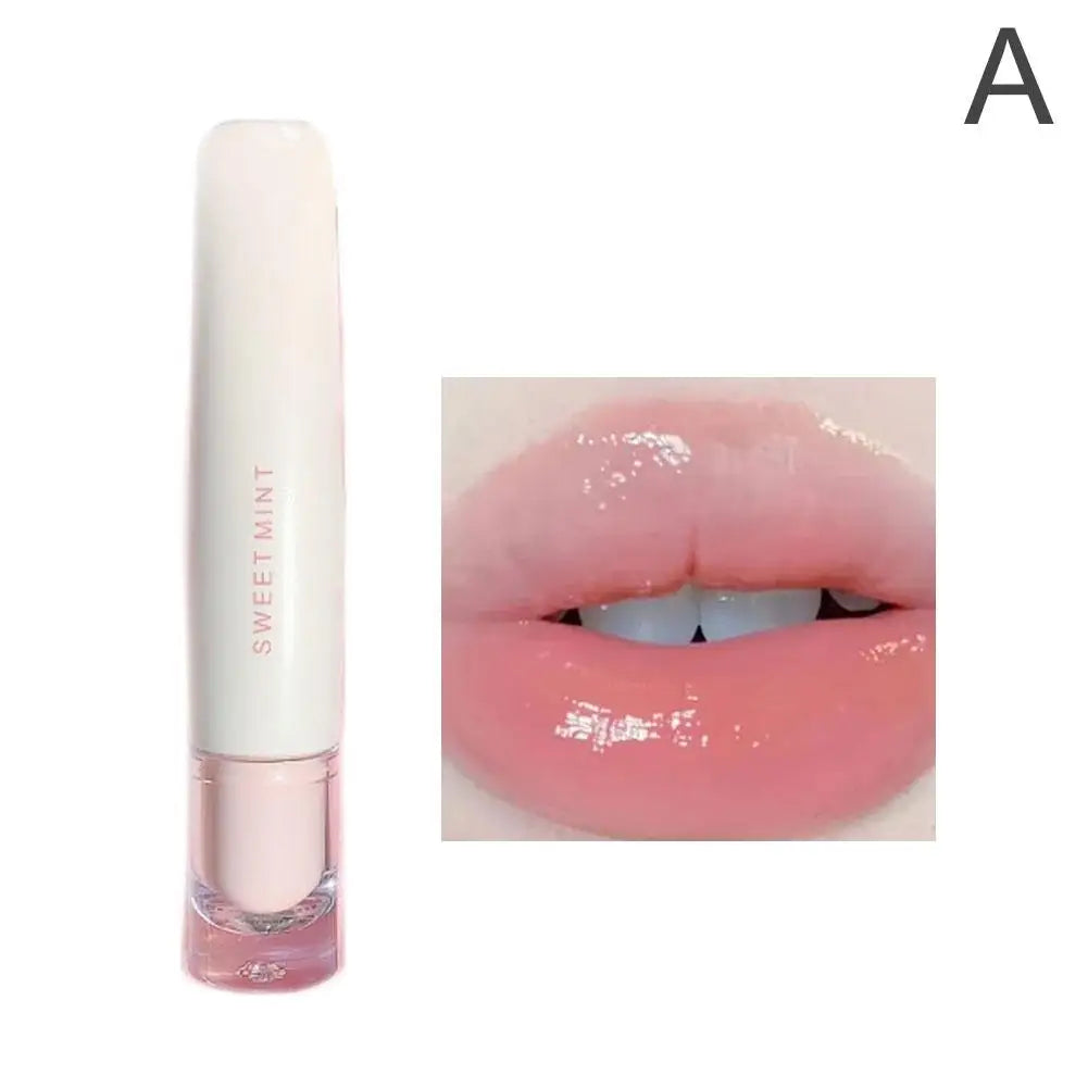 Hydrating Jelly Lipstick,Glow Moisturizing Tinted Lip Balm,Long Lasting Waterproof Plumping Lip Gloss, Mirror Lip Glaze Makeup Oasis Select 01