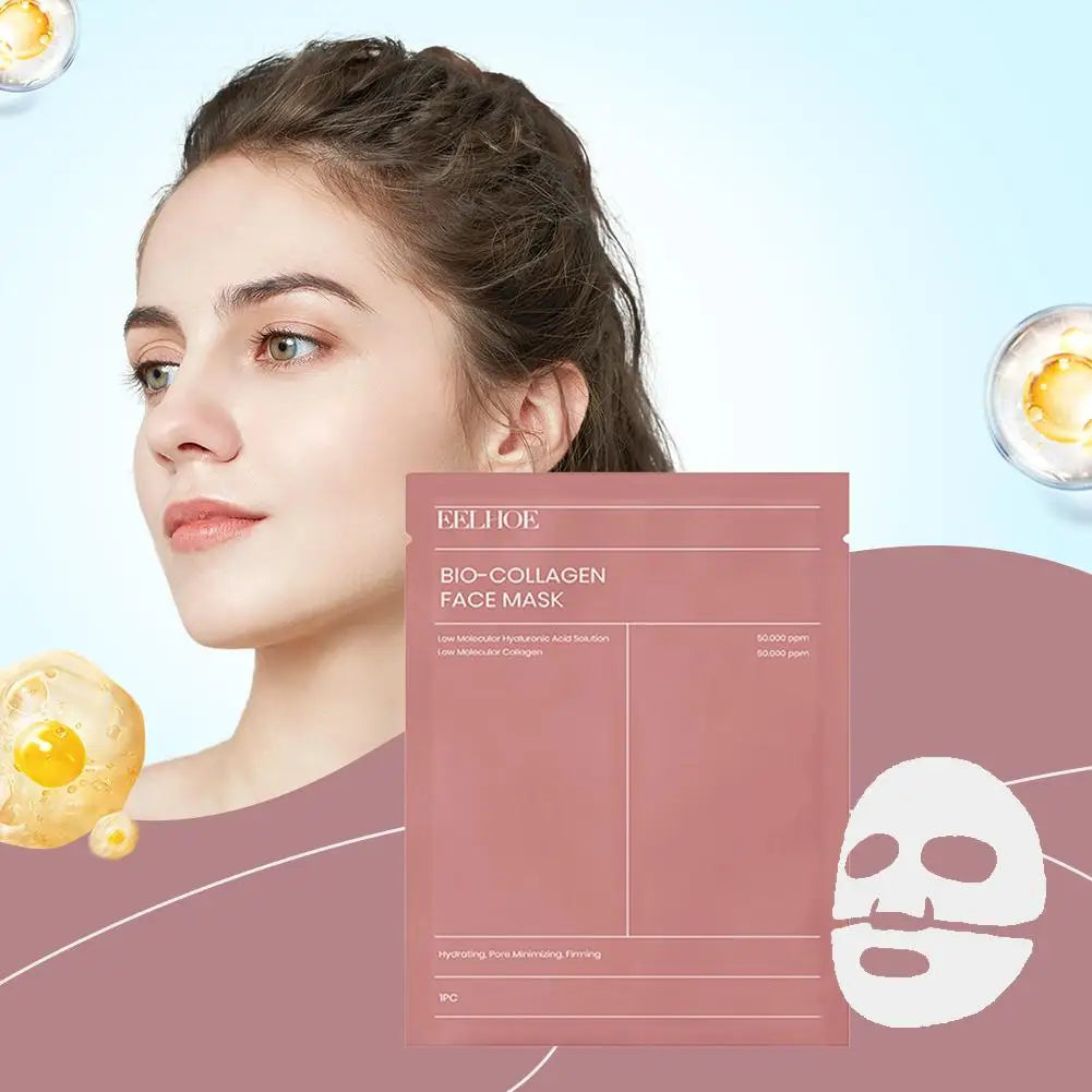 Bio Collagen Real Deep Mask Shrink Pores Deep Hydrating Overnight Face Mask Moisturizing Refreshing Brightening Face Skin Care Oasis Select B