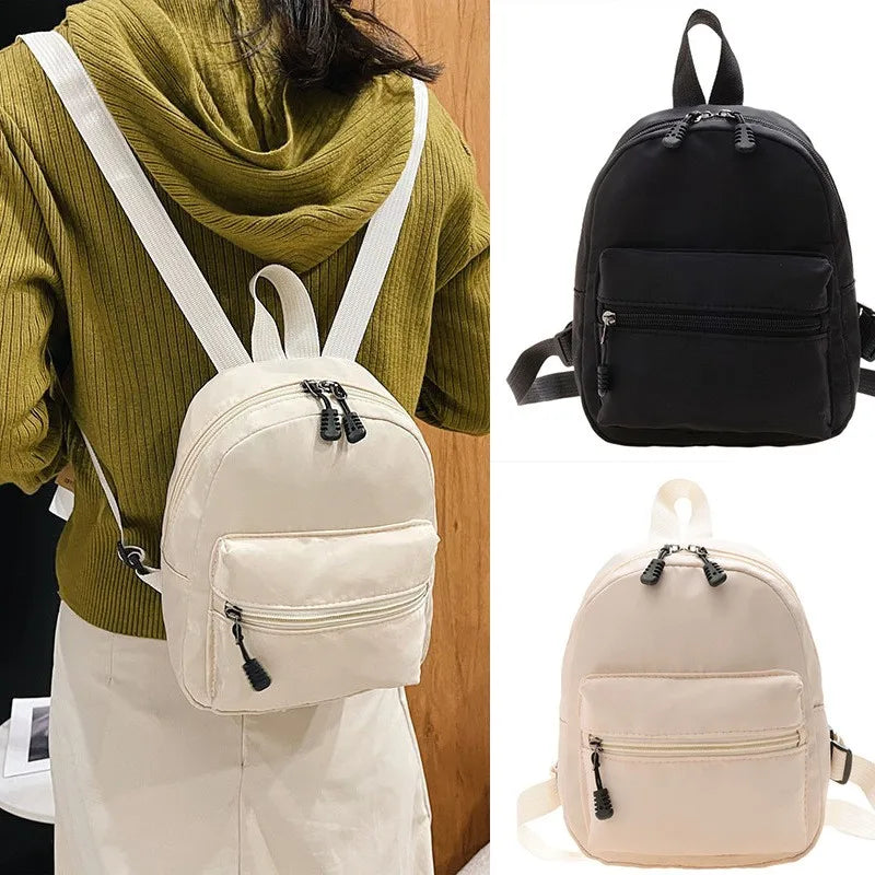 Saint.Bos Mini Nylon Backpack – Small Casual Bag for Teen Girls