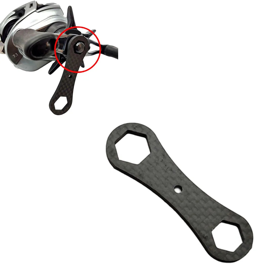 Fishing Reel Carbon Fiber Wrench Set For 8mm And 10mm Nuts Designed For Safe Dismantling And Accurate Repair Of Casting Reels Oasis Select 1pc