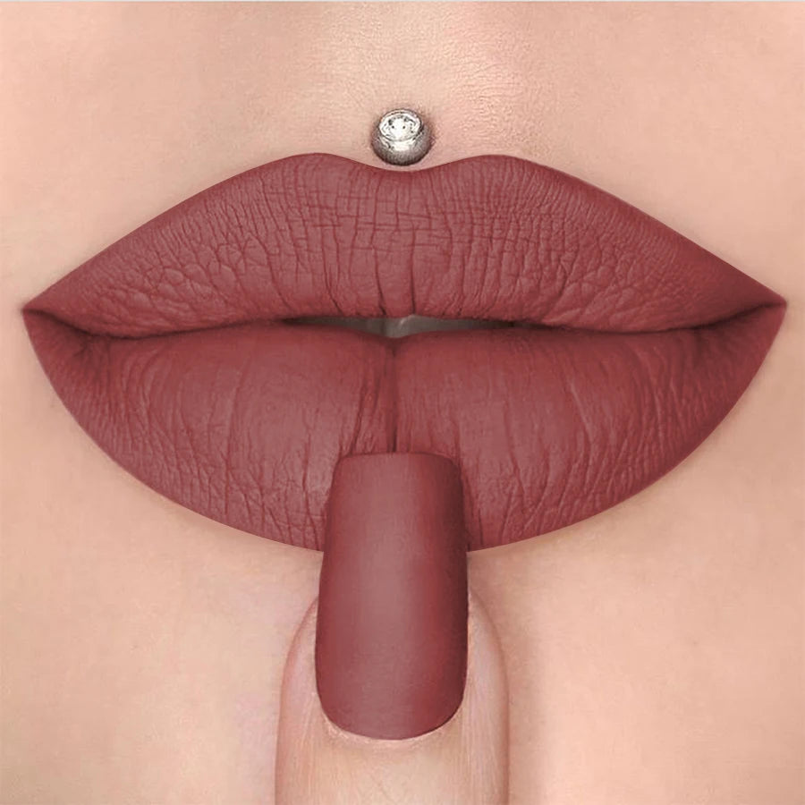 KAFURUX Matte Velvet Lipstick Pen – 15 Shades | Waterproof