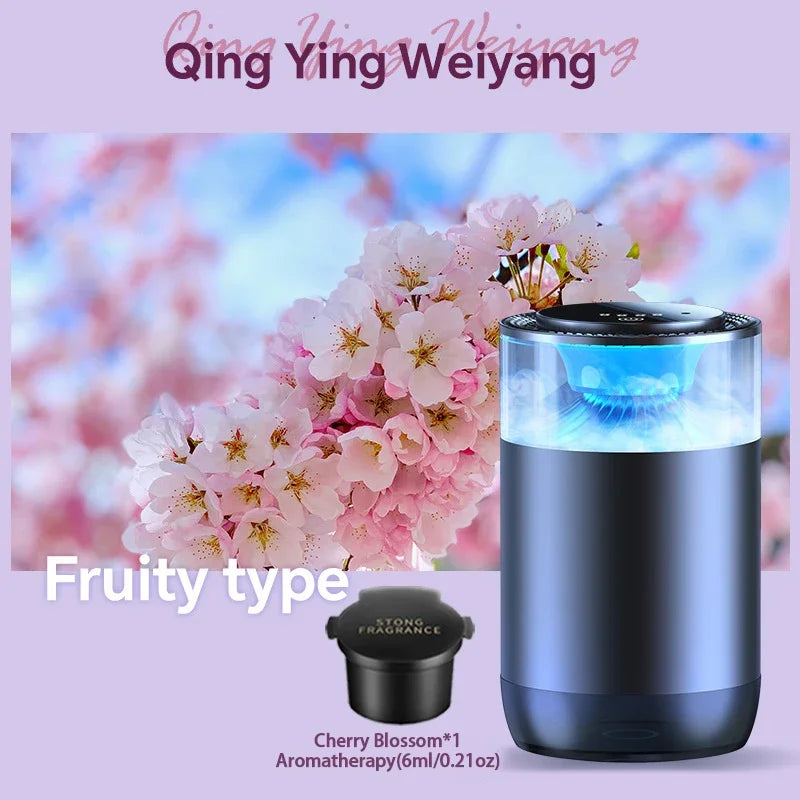 Smart Car Fragrance Diffuser with RGB Light | Rechargeable