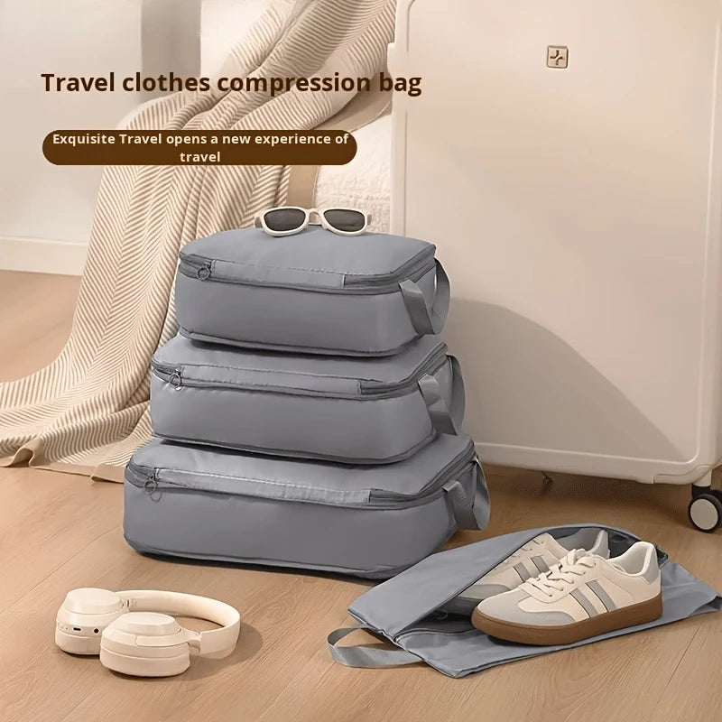 Compression Storage Bags for Travel,Large Capacity Space Saver Bags for Down Jackets, Vacuum Seal Bags for Camping, Moving, Dorm Oasis Select