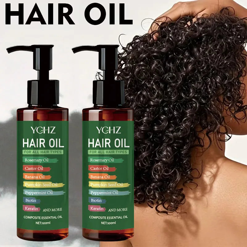 7-in-1 Rosemary Hair Oil with Biotin & Keratin – 100ml