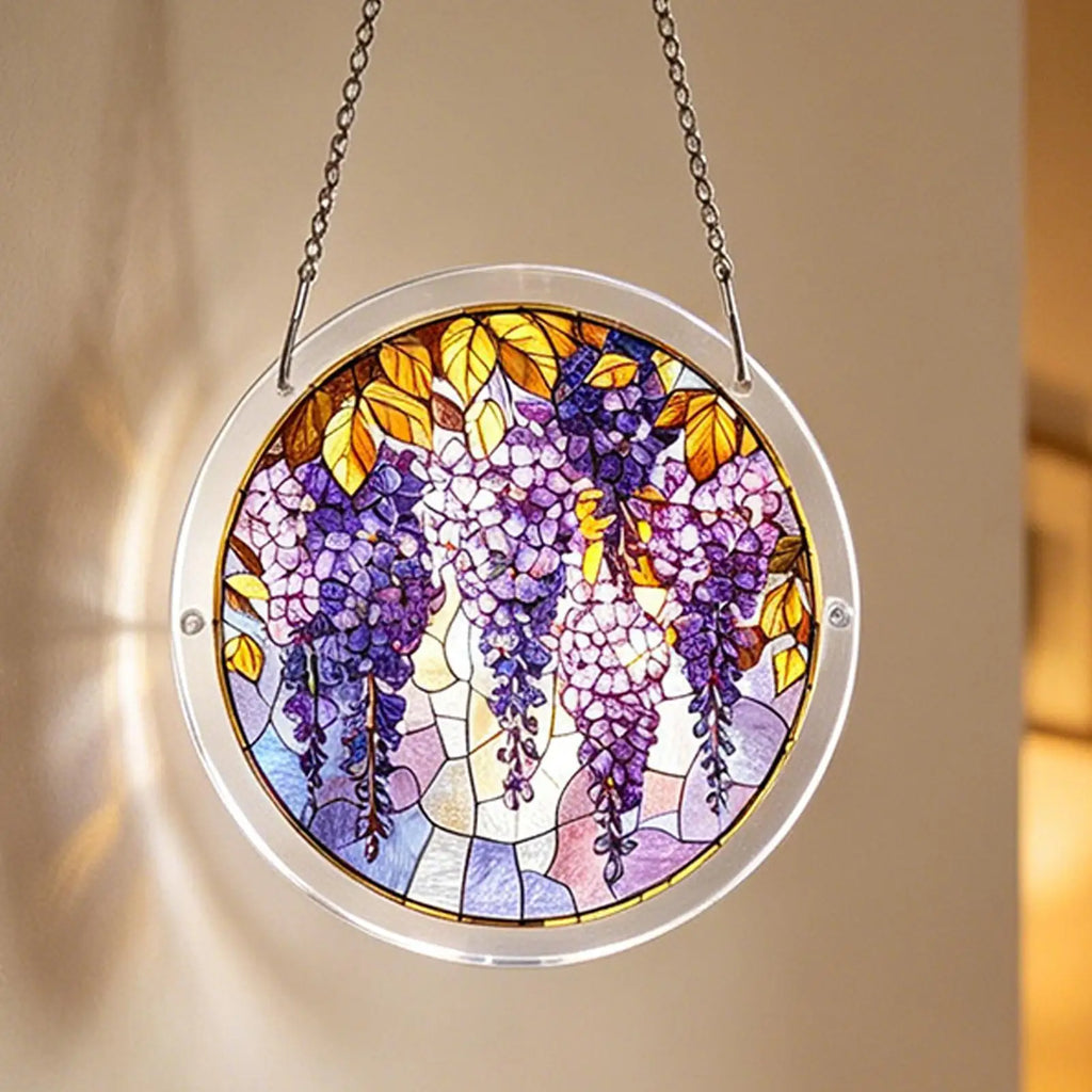 Acrylic Puzzle Suncatcher Hanging Decoration Hanging Pendant Wind Chime Suncatcher Home Window Ornament Garden Decoration Oasis Select