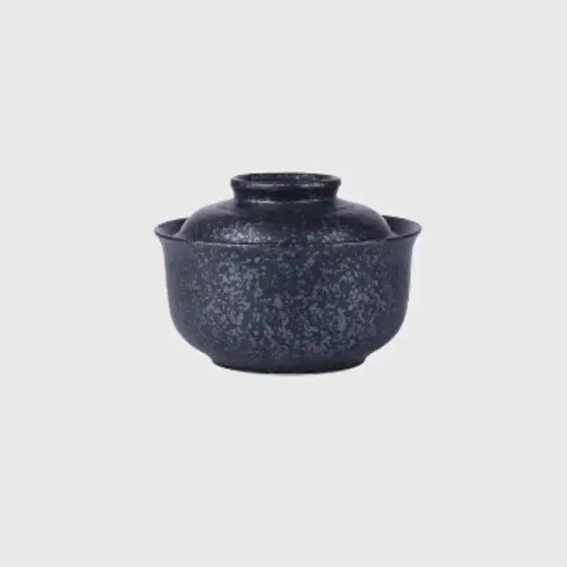 Japanese Instant Ramen Bowl With Lid Retro Ceramic Large Capacity Noodle Salad Soup Bowls Household KitchenTableware Supplies Oasis Select 6.5Inch Blow 3