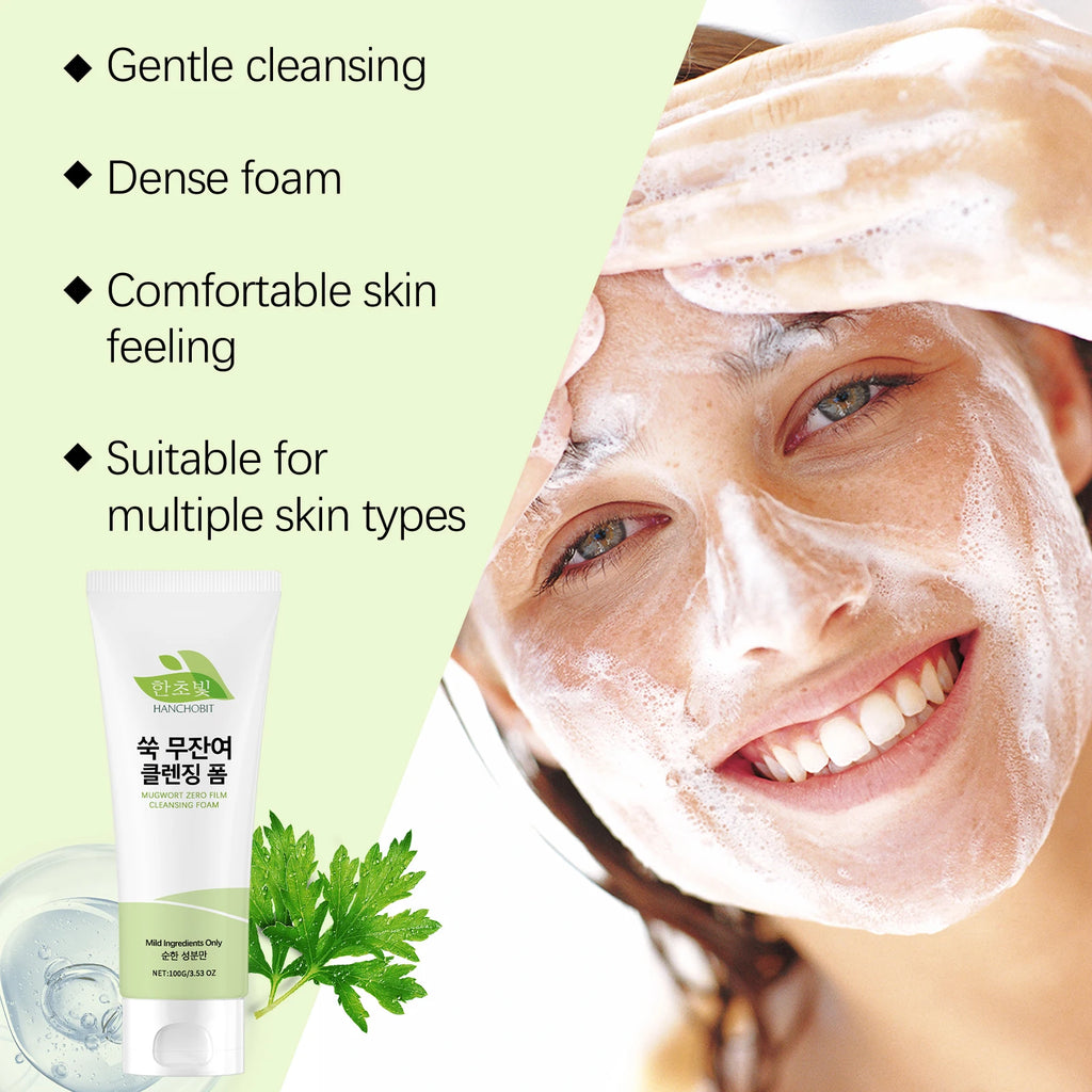 Mugwort Cleansing Lotion - Daily Gentle Cleansing with Rich Lather, Deeply Cleansing for Skin Care Oasis Select