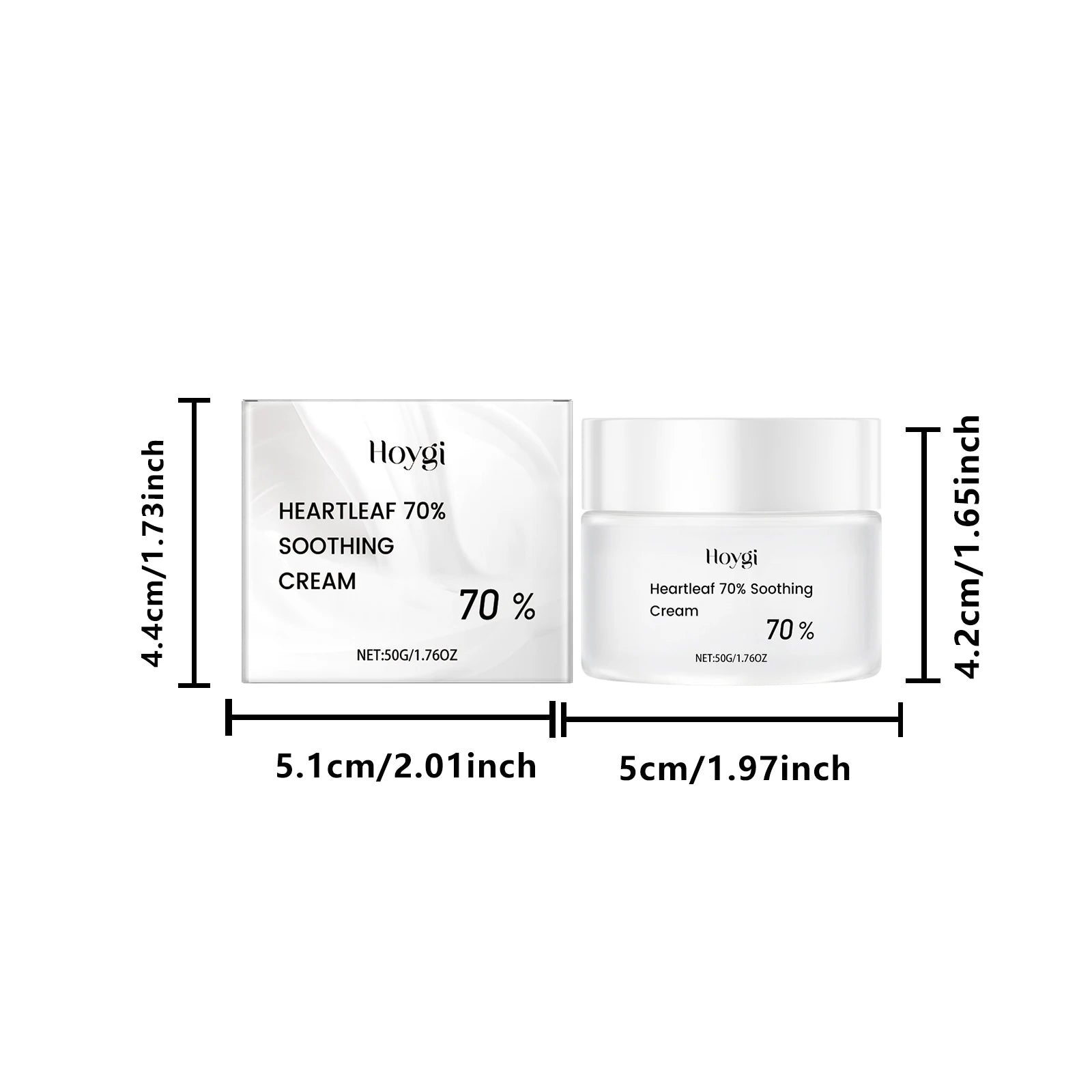 Heartleaf 70% Soothing Cream – Ceramide & Aloe Moisturizer Facial Soothing Cream Oasis Select